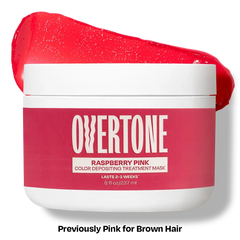 Raspberry Pink Hair Color Depositing Treatment Mask