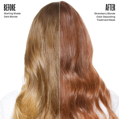 Strawberry Blonde Color Depositing Treatment Mask
